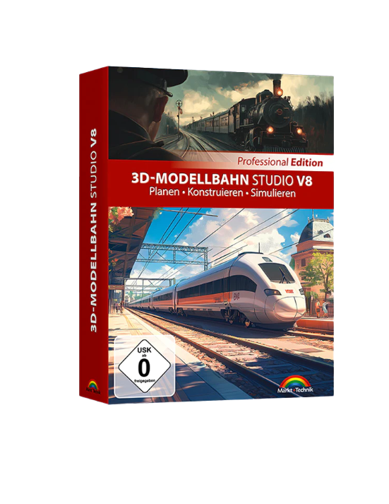 3D-Modellbahn Studio V8 Professional
