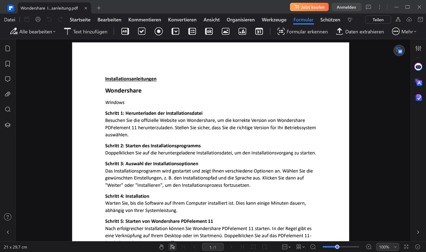 Wondershare PDFelement 12