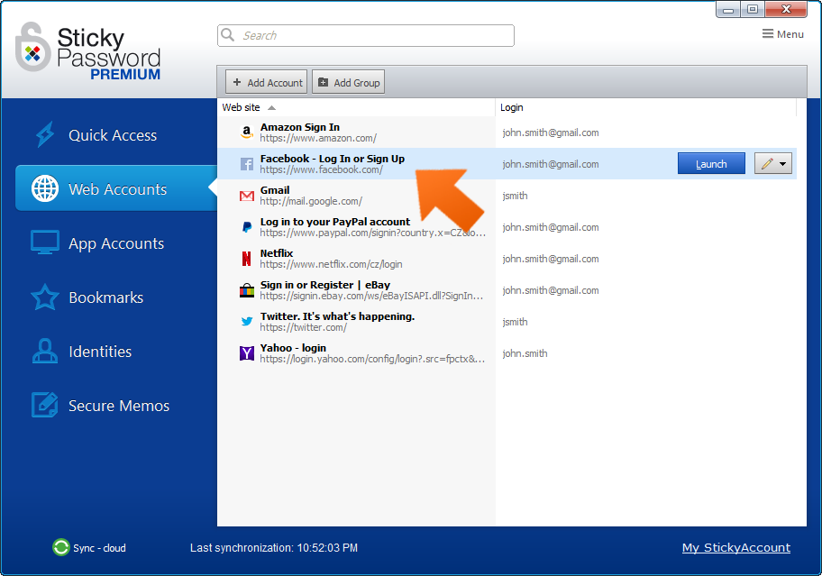 Sticky Password Premium – Passwort Manager