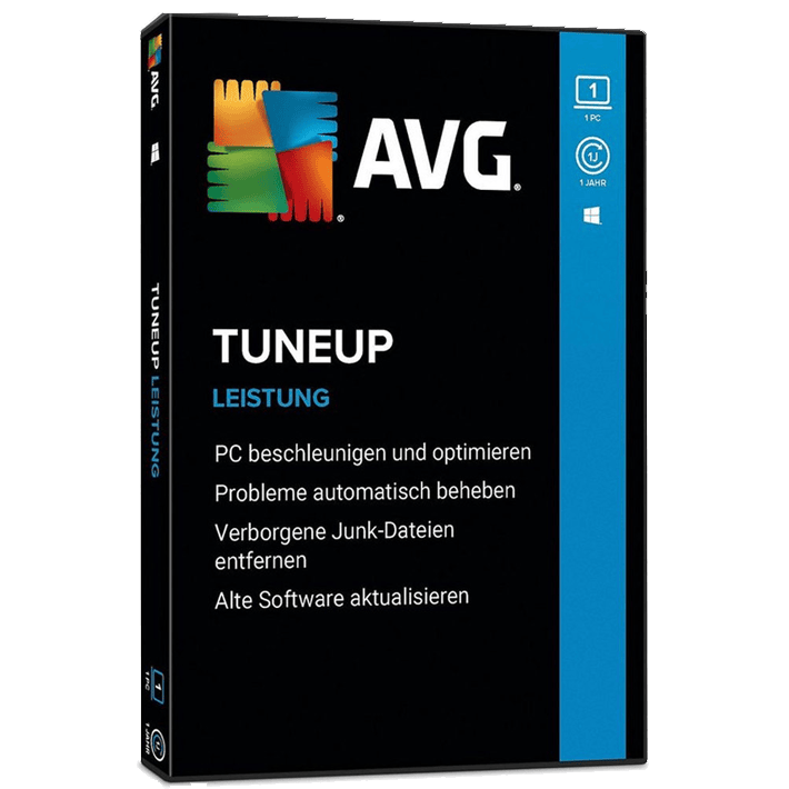 AVG TuneUp - Lizenz für 1 PC - Laufzeit 1 Jahr