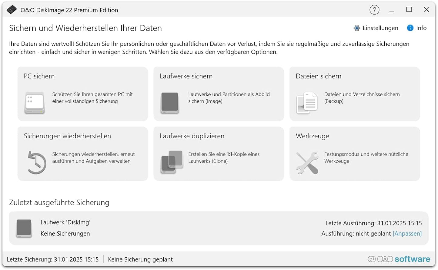 O&O Disk Image 22 Premium Edition