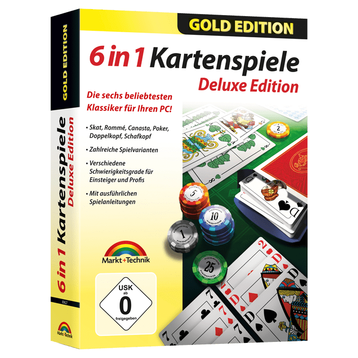 6 in 1 Kartenspiele