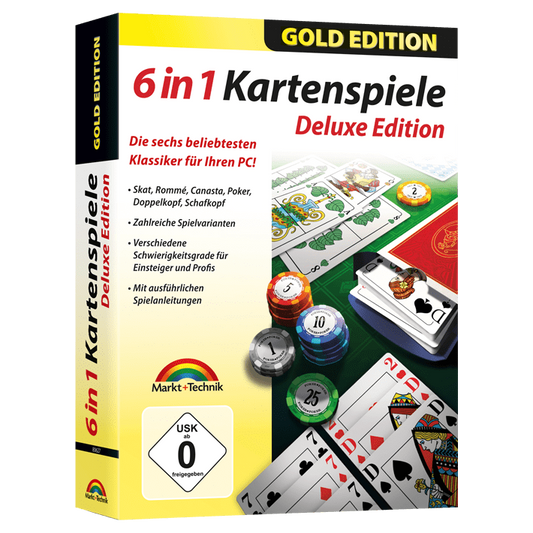 6 in 1 Kartenspiele