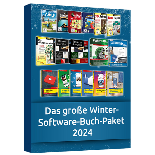 Das große Winter Software-Buch-Paket 2024