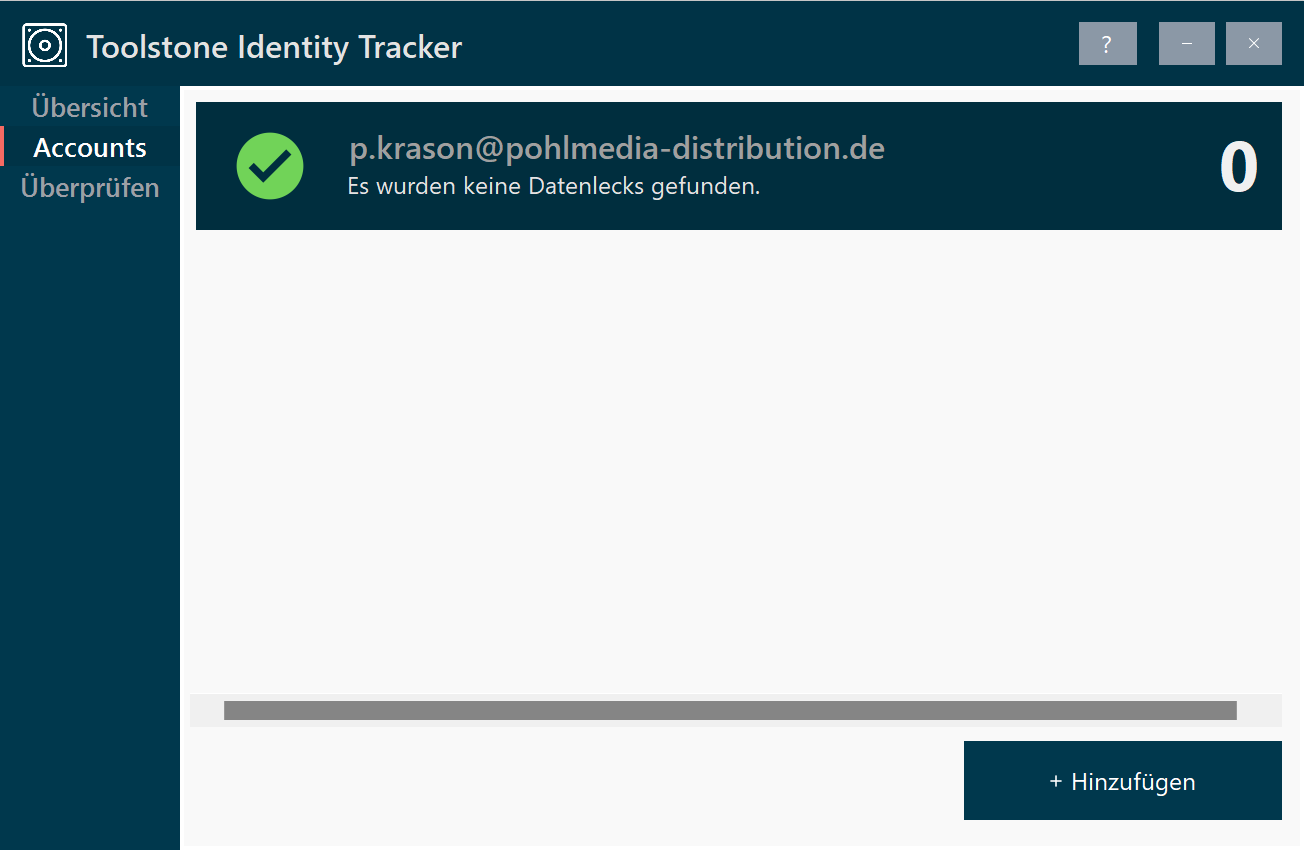 Toolstone Identity Tracker