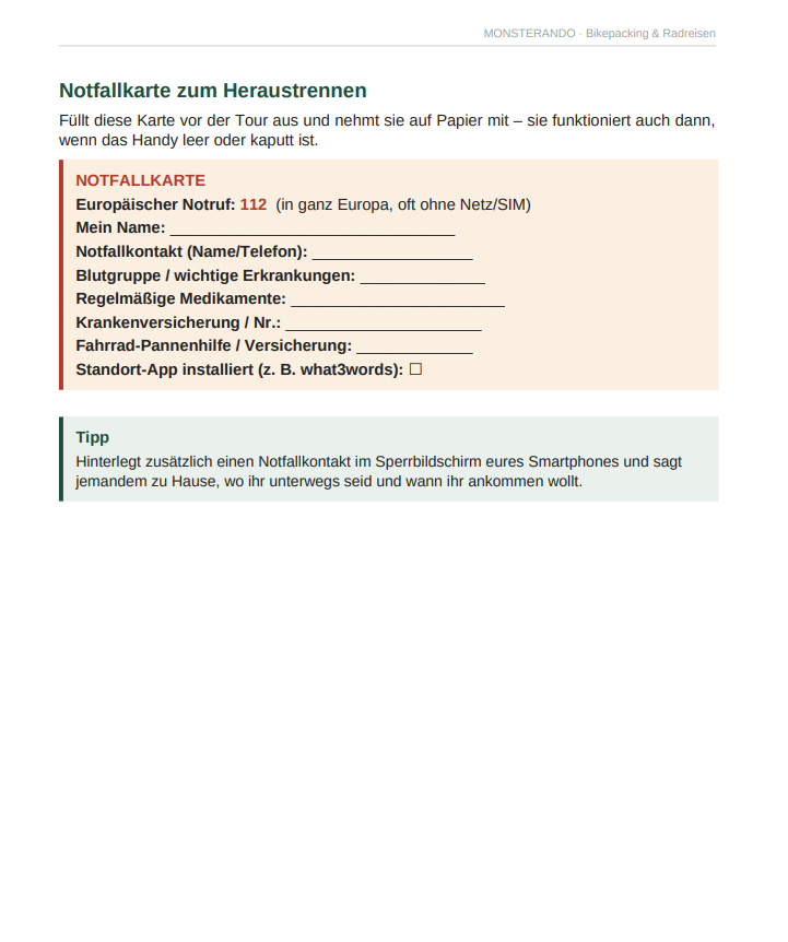 Bikepacking & Radreisen – Praxis-Handbuch als E-Book