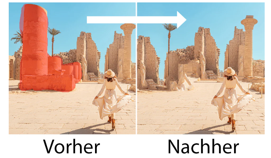 Digitale Schere 2 – Objekte und Personen entfernen