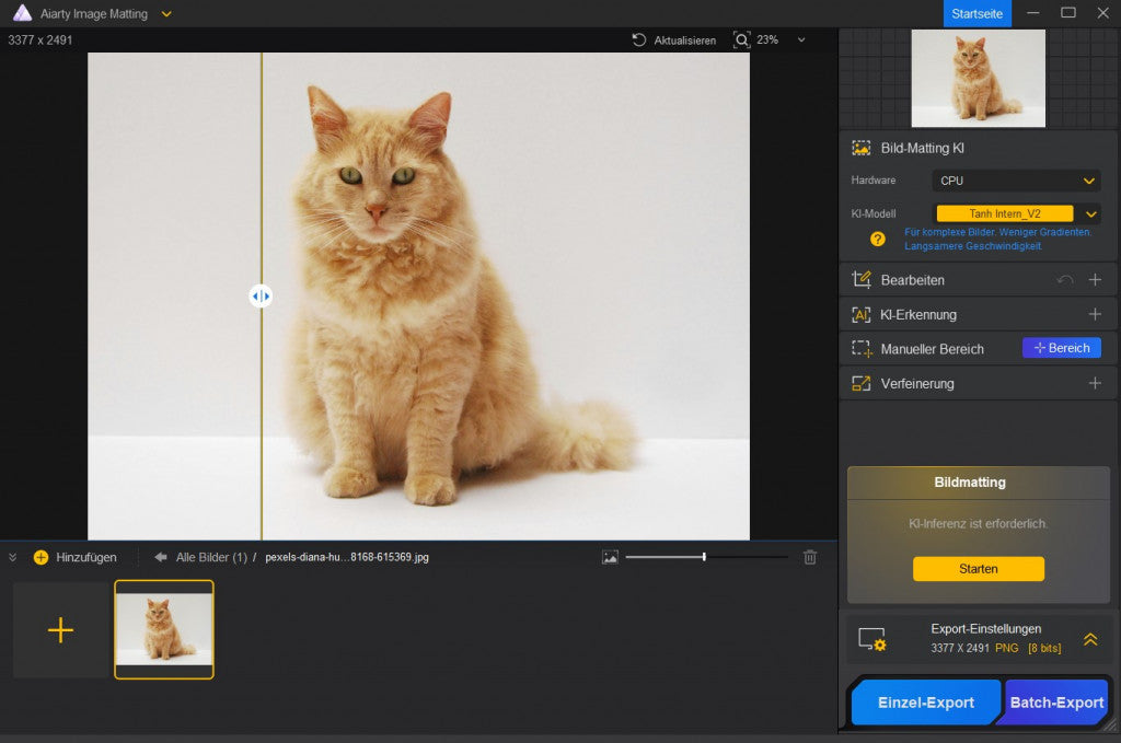 Aiarty Image Matting