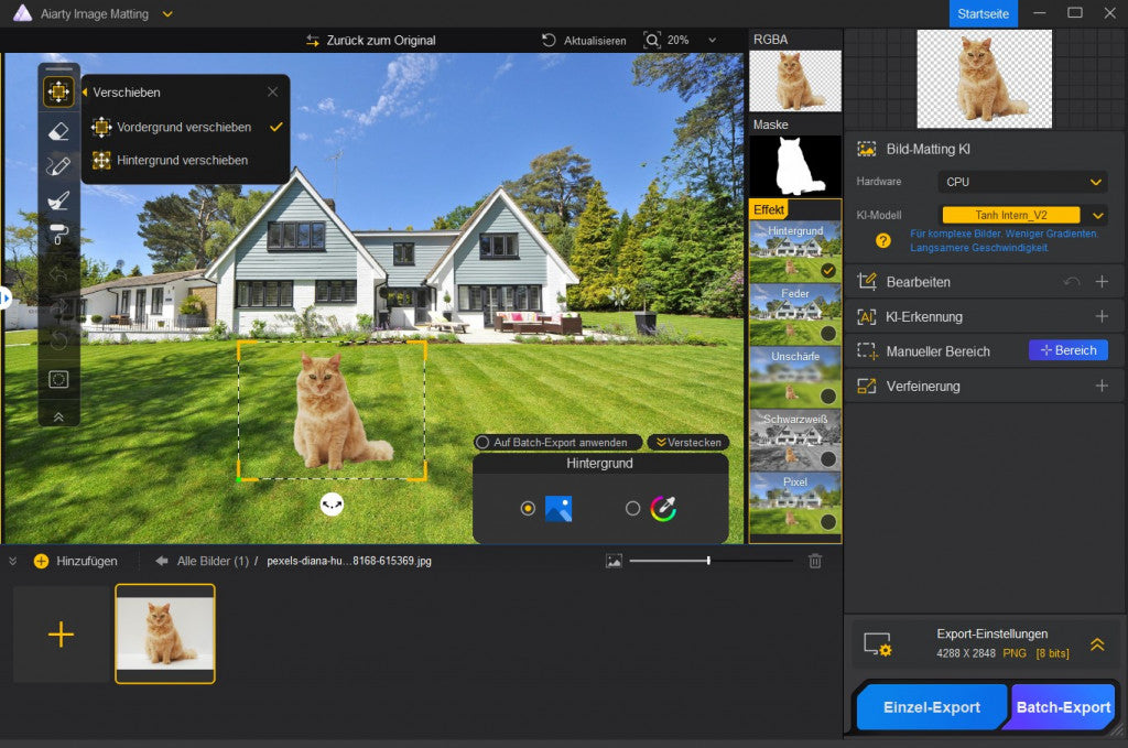 Aiarty Image Matting