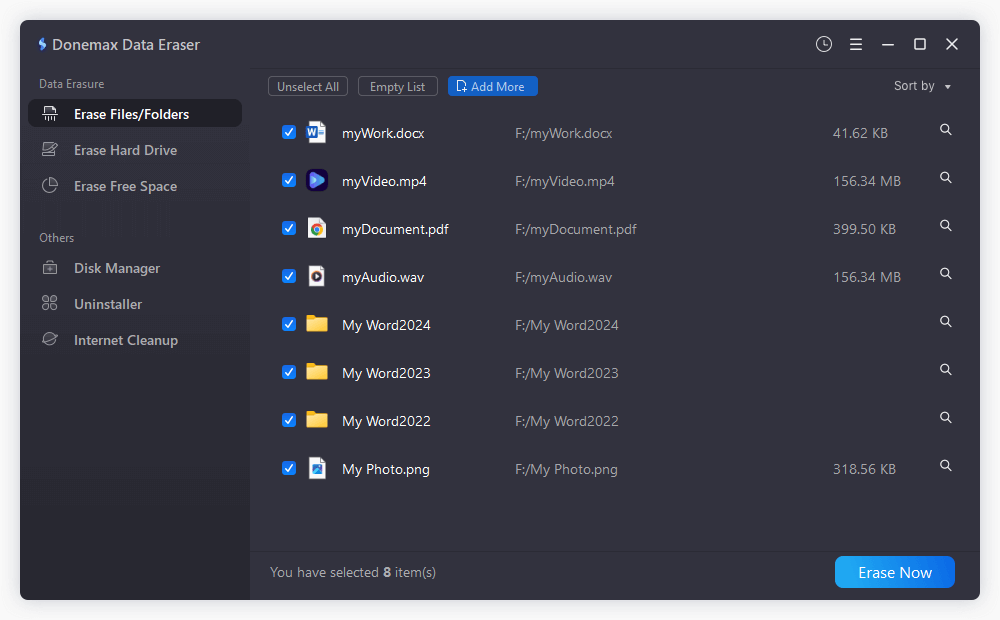 Donemax Data Eraser