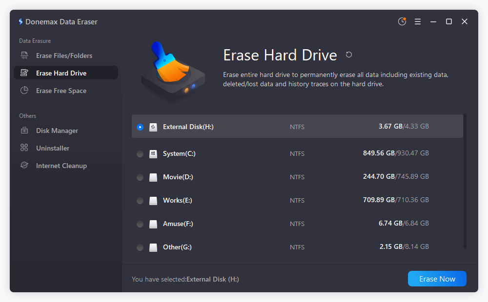 Donemax Data Eraser