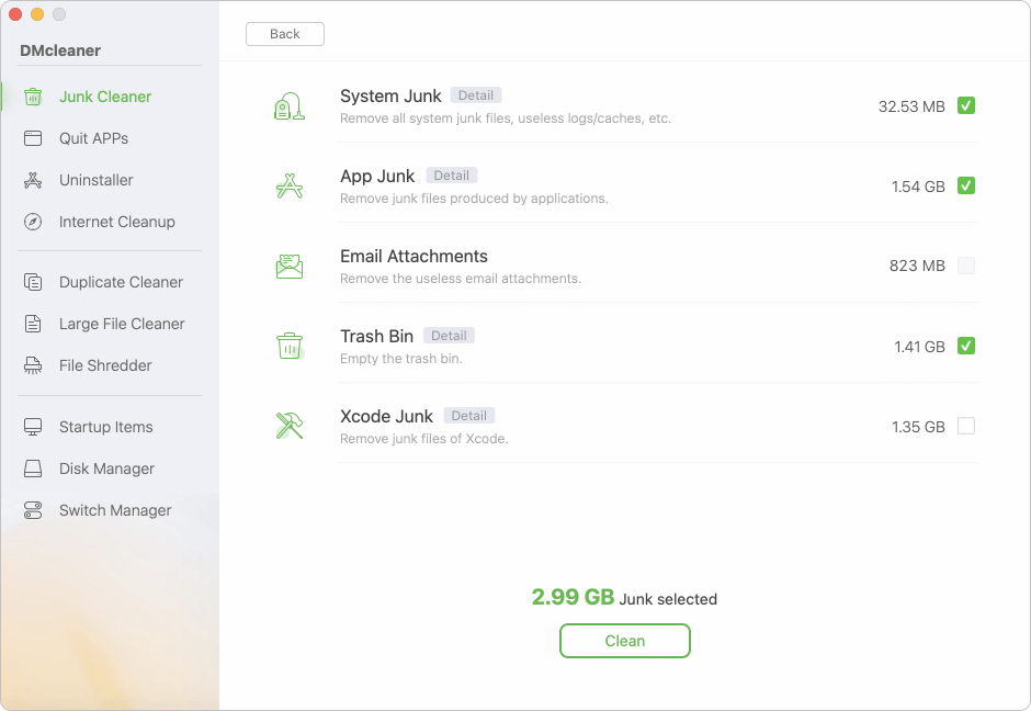 Donemax Cleaner for Mac