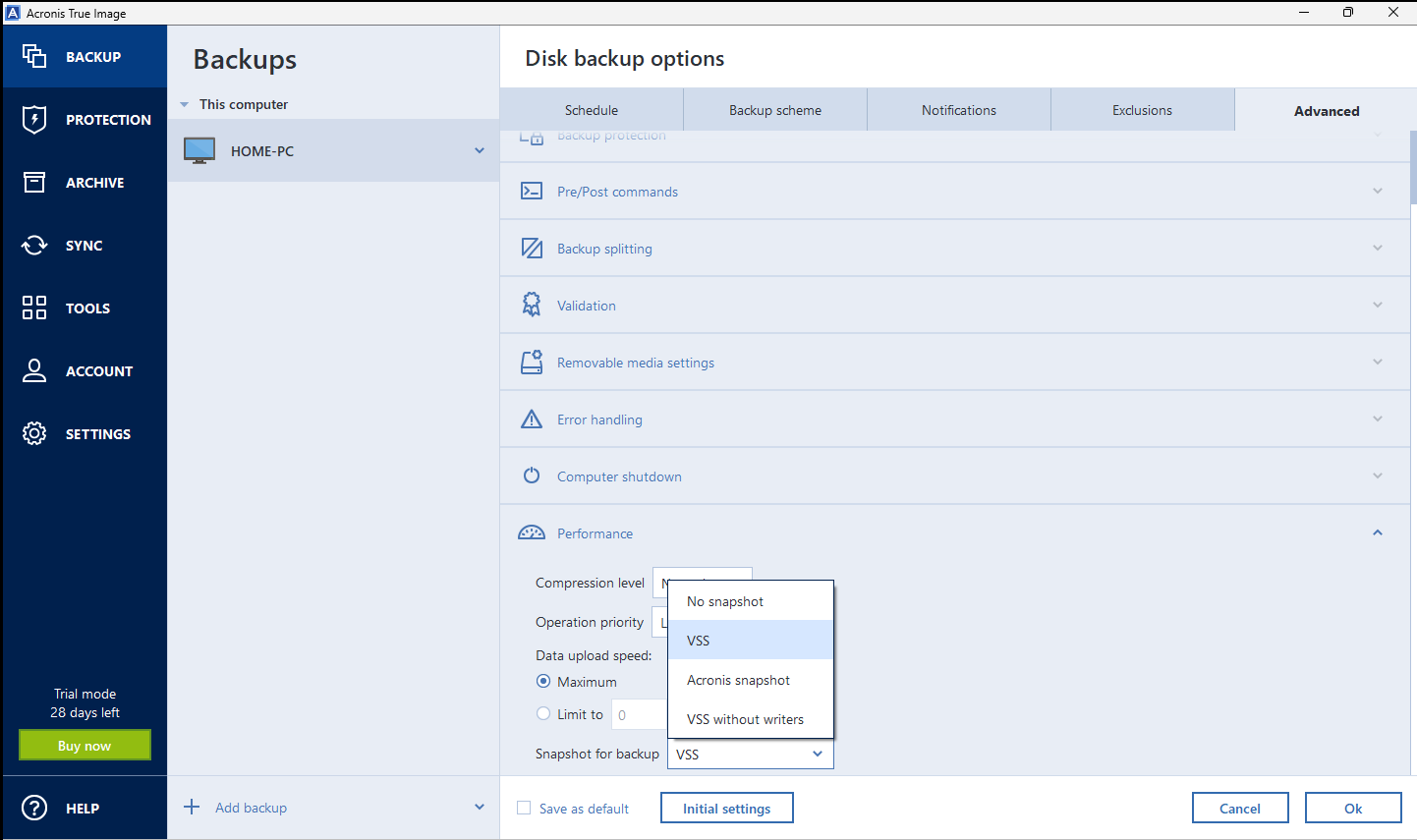 Acronis True Image Advanced 50GB