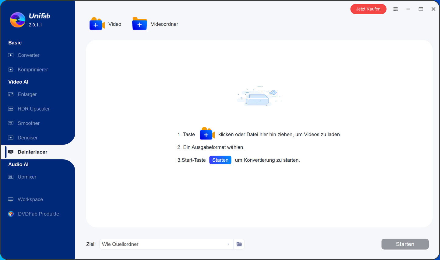 UniFab Deinterlace AI