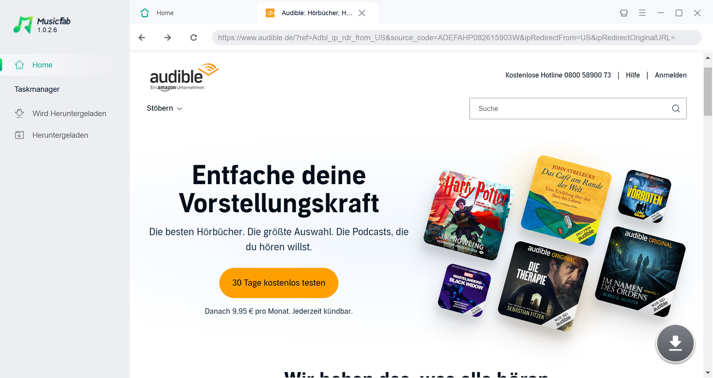 MusicFab Audible Converter