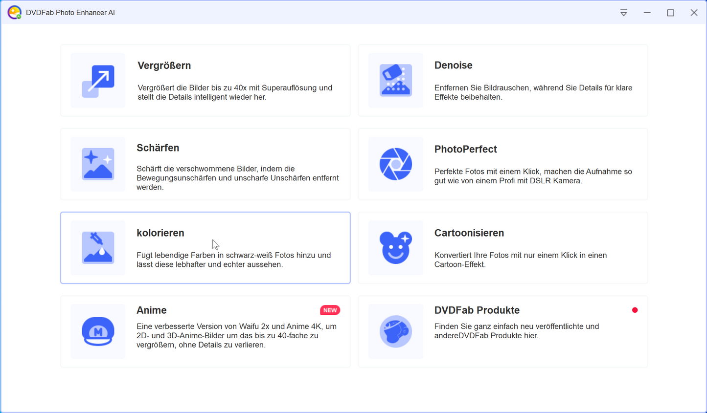 DVDFab Photo Enhancer AI