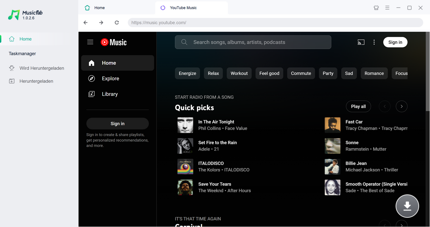 MusicFab YouTube Music Converter