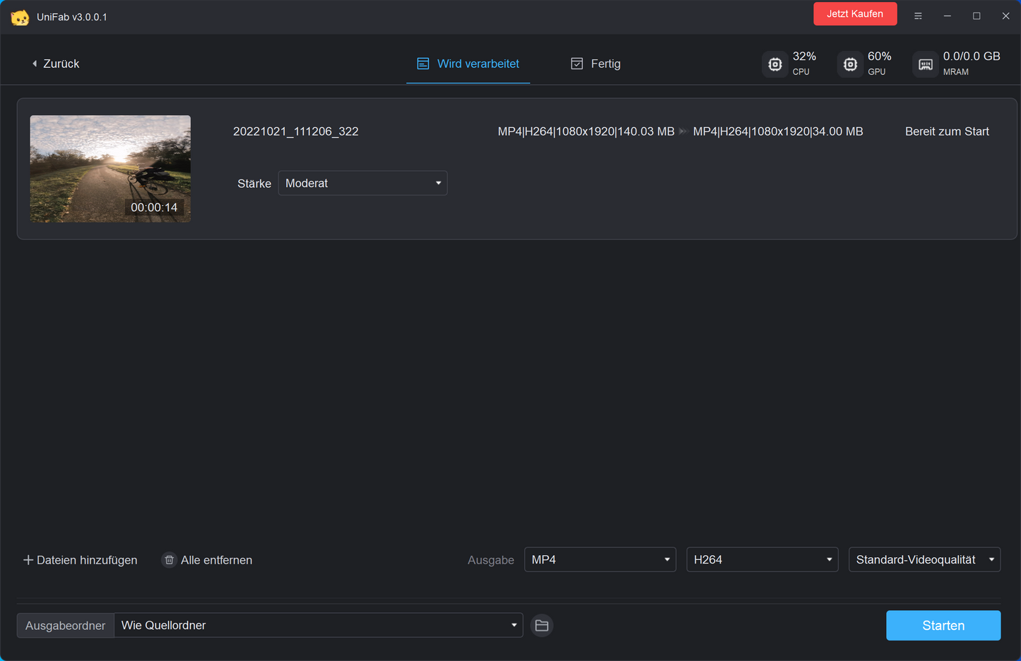 UniFab Video Stabilizer AI